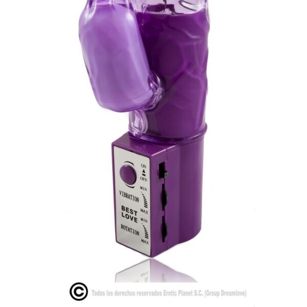 ROTADOR RABBIT LILA C/SUPERESTIMULADOR - Imagen 2