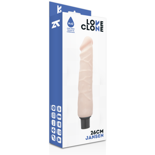 LOVECLONE JANSEN SELF LUBRICATION VIBRADOR 26CM - Imagen 4