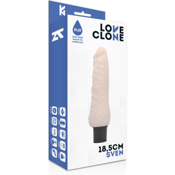 LOVECLONE SVEN SELF LUBRICATION VIBRADOR 18.5CM - Imagen 4