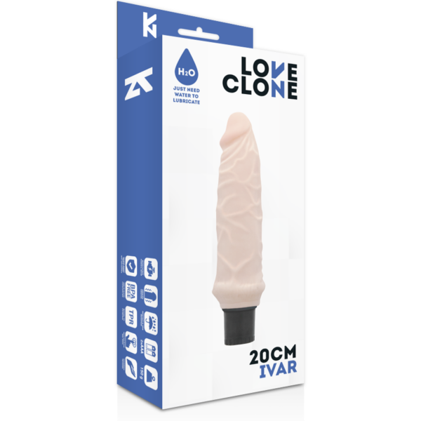 LOVECLONE IVAR SELF LUBRICATION VIBRADOR 20CM - Imagen 4