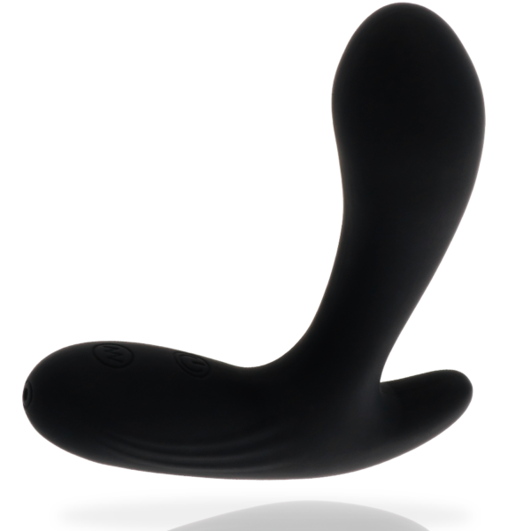 ADDICTED TOYS ANAL MASSAGER BLACK VIBRATION - Imagen 2