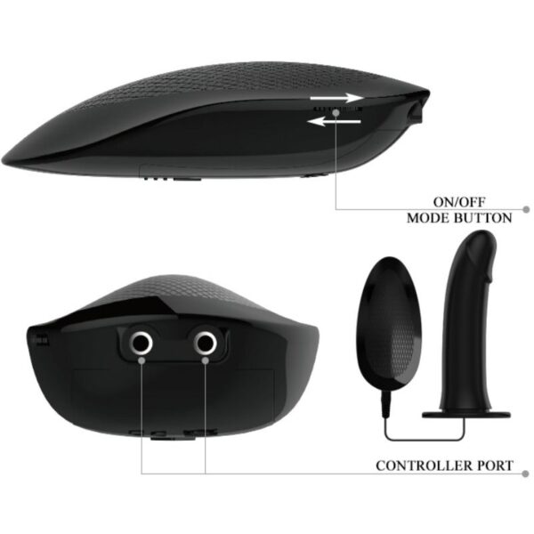 PRETTY LOVE MARVIN STRAP ON CON VIBRACION Y DILDO HUECO - Imagen 3