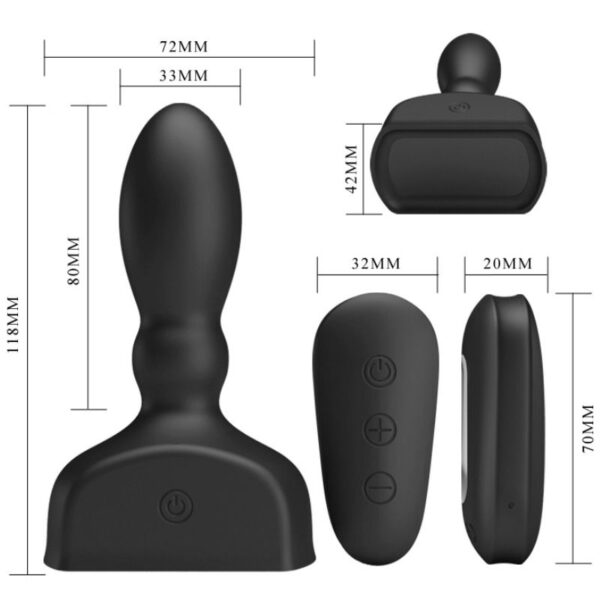 PRETTY LOVE  MARRIEL PROSTATICO VIBRADOR E INFLABLE - Imagen 3