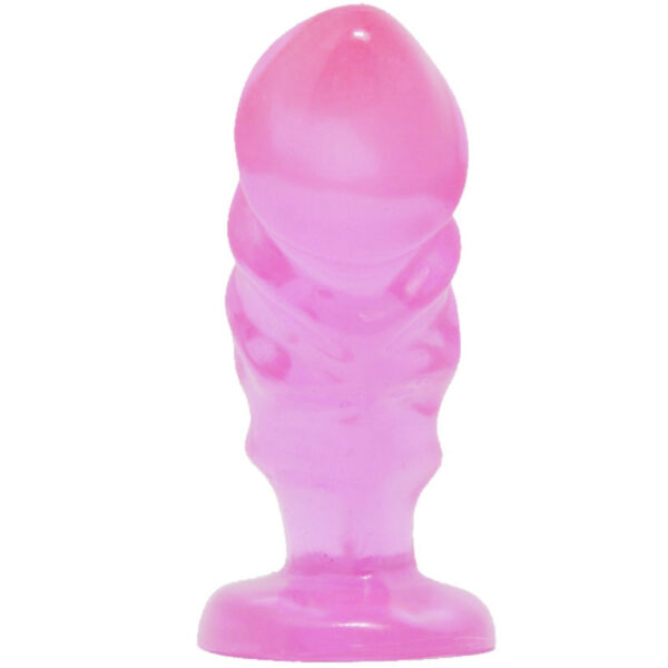 BAILE PLUG ANAL UNISEX CON VENTOSA ROSA - Imagen 2