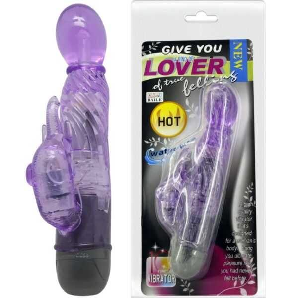 GIVE YOU A KIND OF LOVER VIBRADOR CON RABBIT LILA 10 MODOS - Imagen 2
