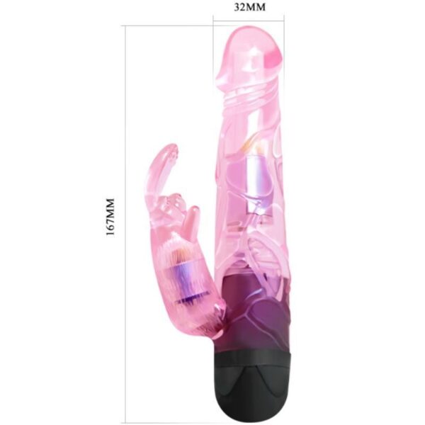 GIVE YOU LOVER VIBRADOR CON RABBIT ROSA - Imagen 4