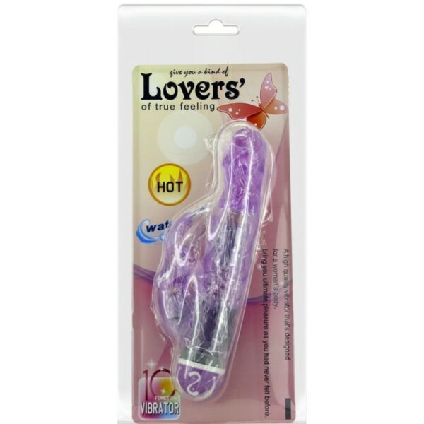 BAILE VIBRATORS  MULTIVELOCIDAD CON RABBIT LILA - Imagen 2