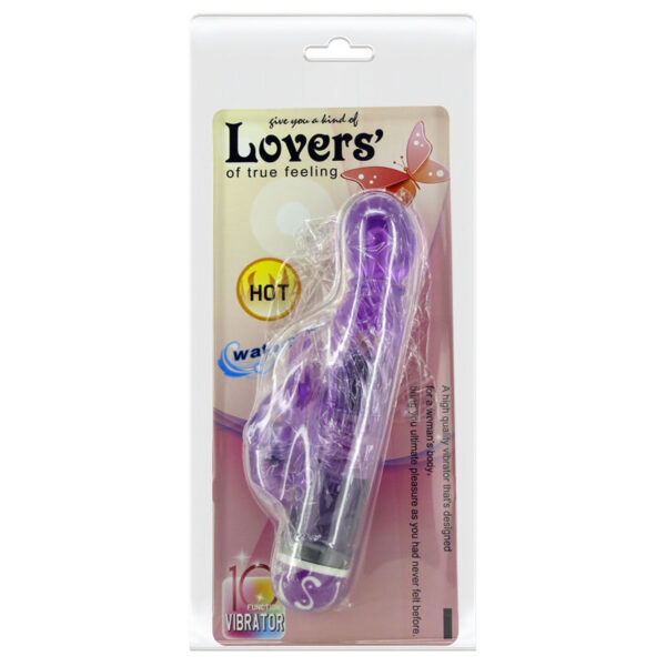 BAILE VIBRADOR MULTIVELOCIDAD CON ESTIMULADOR LILA - Imagen 2