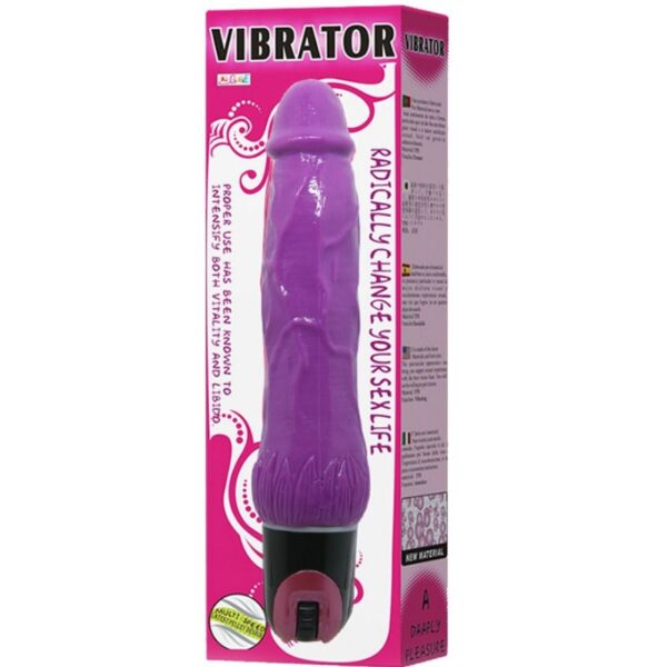 VIBRATOR DAAPLY PLEASURE MULTIVELOCIDAD MORADO - Imagen 2