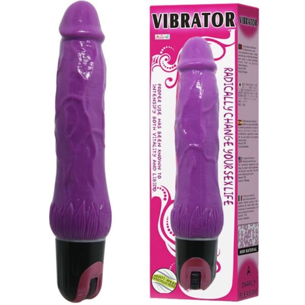 VIBRATOR DAAPLY PLEASURE MULTIVELOCIDAD MORADO - Imagen 3