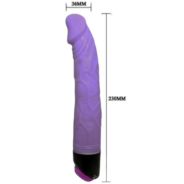 BAILE ADOUR CLUB VIBRADOR REALISTICO 23 CM LILA - Imagen 3