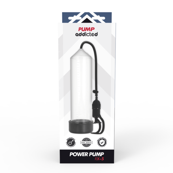 PUMP ADDICTED - BOMBA ERECCIÓN RX5 TRANSPARENTE - Imagen 5