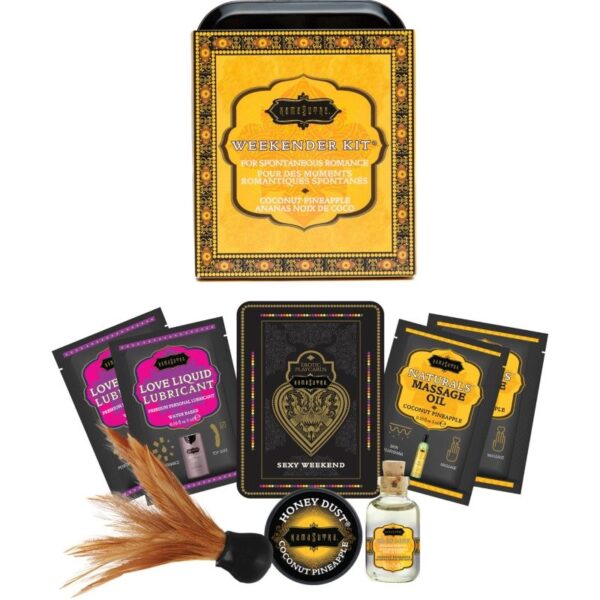 KAMASUTRA WEEKENDER TIN KIT COCO Y PIÑA - Imagen 2