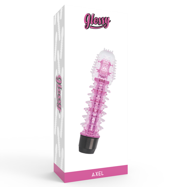 GLOSSY AXEL VIBRADOR ROSA - Imagen 4