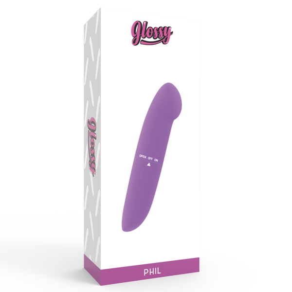 GLOSSY PHIL VIBRATOR LILA - Imagen 4