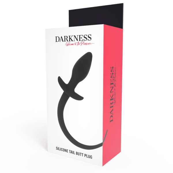 DARKNESS PLUG ANAL 28CM SILICONA NEGRO - Imagen 3