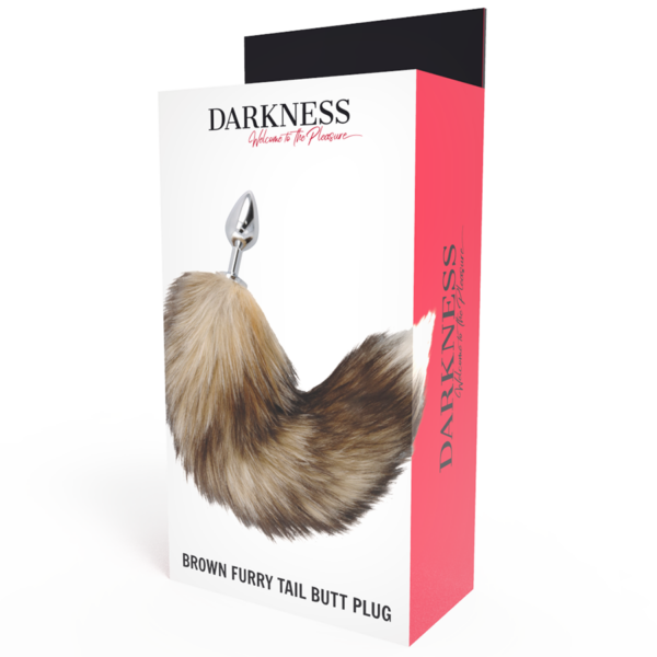 DARKNESS  TAIL BUTT PLUG SILVER - Imagen 2