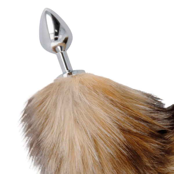 DARKNESS  TAIL BUTT PLUG SILVER - Imagen 3