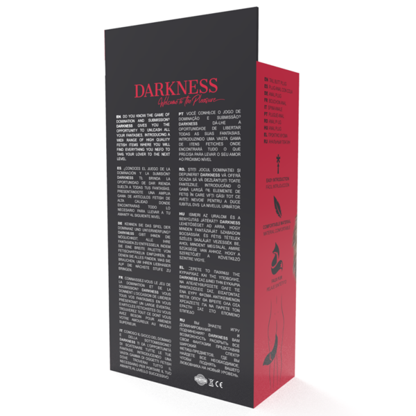 DARKNESS COLA NATURAL CON PLUG ANAL SILICONA 10CM - Imagen 5