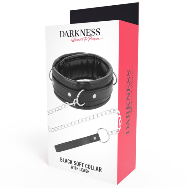 DARKNESS COLLAR CON CADENA SOFT LEATHER - Imagen 5