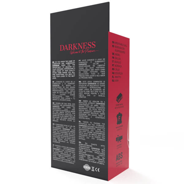 DARKNESS MORDAZA TRANSPIRABLE ROJO - Imagen 5