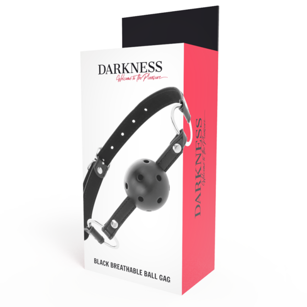 DARKNESS MORDAZA TRANSPIRABLE NEGRO - Imagen 4
