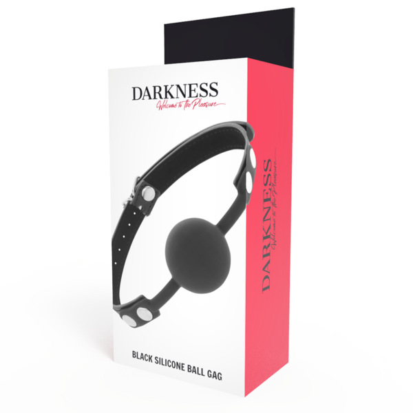 DARKNESS MORDAZA  SILICONA NEGRO - Imagen 4
