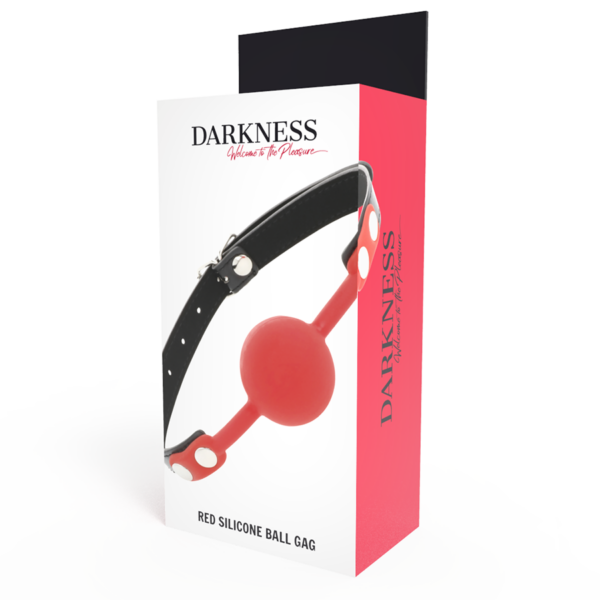 DARKNESS MORDAZA  SILICONA ROJO - Imagen 4