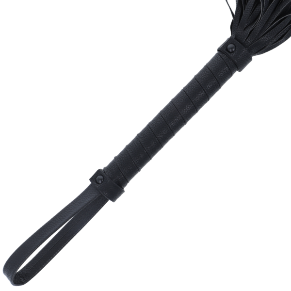 DARKNESS LÁTIGO BONDAGE NEGRO 42CM LEATHER - Imagen 2