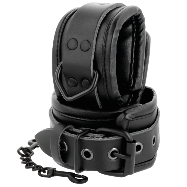 DARKNESS  ESPOSAS AJUSTABLES TOBILLOS LEATHER NEGRO - Imagen 3