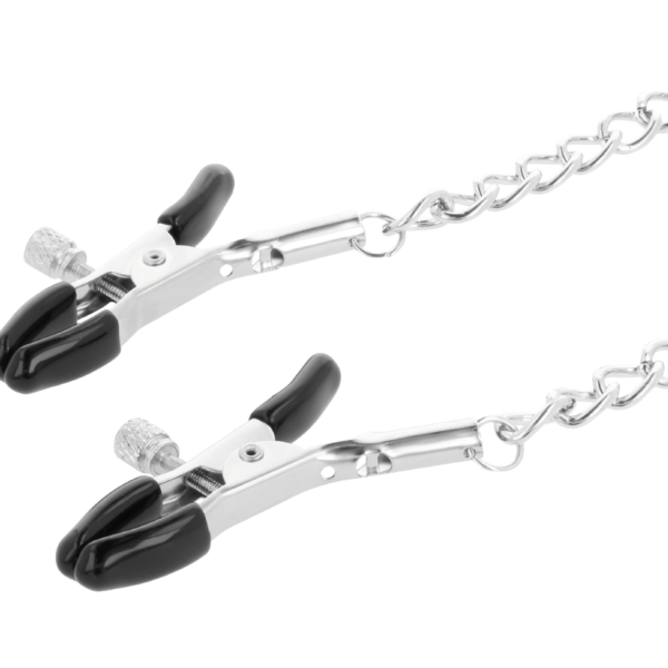 DARKNESS PINZAS AJUSTABLES PARA PEZONES METAL - Imagen 2