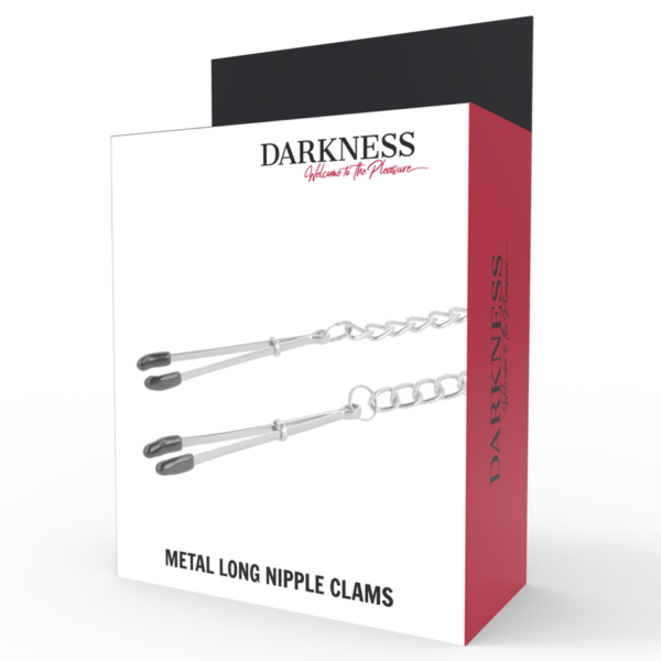 DARKNESS PINZAS AJUSTABLES PARA PEZONES METAL - Imagen 4