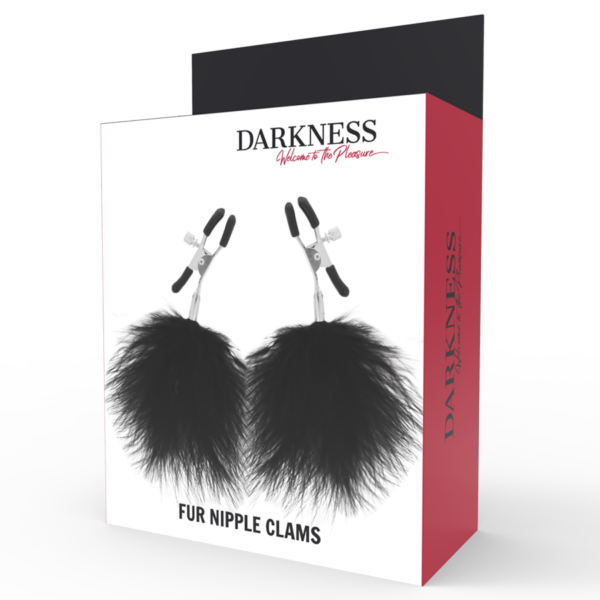 DARKNESS PINZAS PARA PEZONES CON POMPONES - Imagen 4