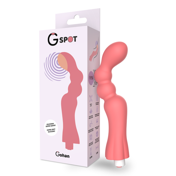 G-SPOT GOHAN VIBRADOR PUNTO G LIGHT RED