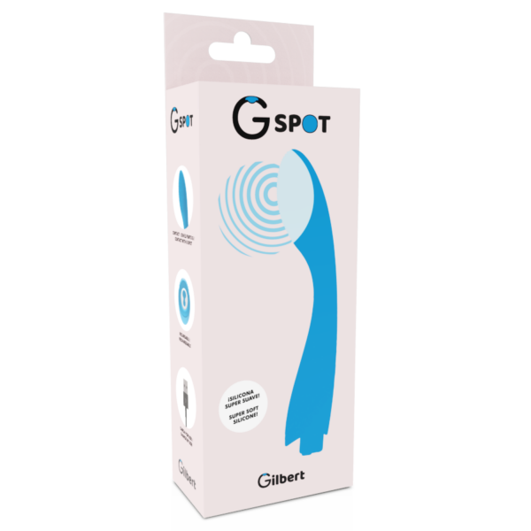 G-SPOT GYLBERT VIBRADOR PUNTO G AZUL TURQUESA - Imagen 5