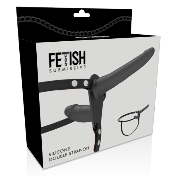 FETISH SUBMISSIVE ARNÉS DOBLE PENETRACIÓN NEGRO - Imagen 5