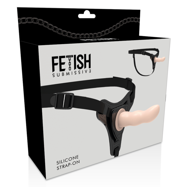FETISH SUBMISSIVE ARNÉS SILICONA FLESH G-SPOT 12.5 CM - Imagen 5