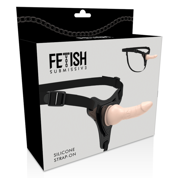 FETISH SUBMISSIVE ARNÉS SILICONA FLESH REALISTIC 16CM - Imagen 5