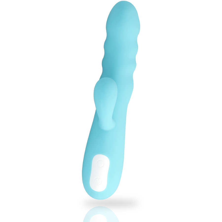 MIA EIFFEL VIBRADOR ROTADOR AZUL TURQUESA - Imagen 3
