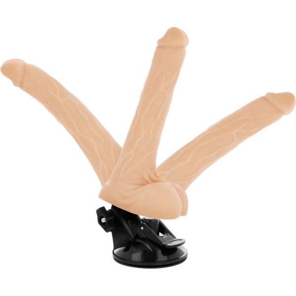 BASECOCK VIBRADOR ARTICULABLE CONTROL REMOTO NATURAL 18.5CM - Imagen 3