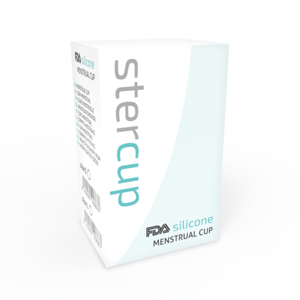 STERCUP COPA MENSTRUAL FDA SILICONE  TALLA L ROSA - Imagen 4