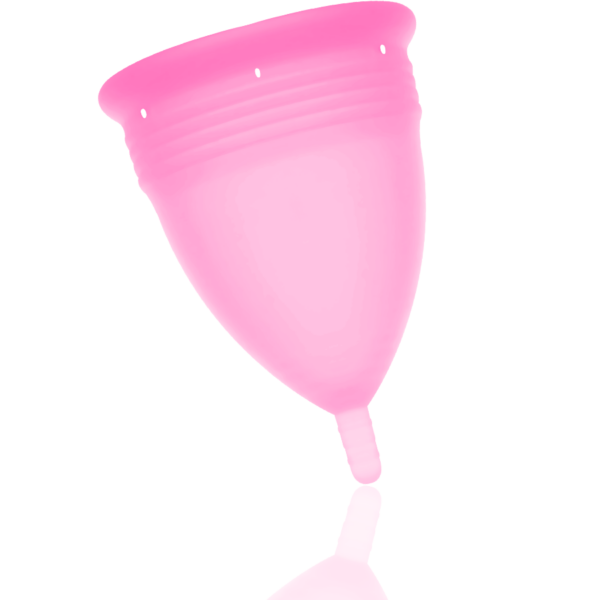 STERCUP COPA MENSTRUAL FDA SILICONE  TALLA L ROSA - Imagen 3