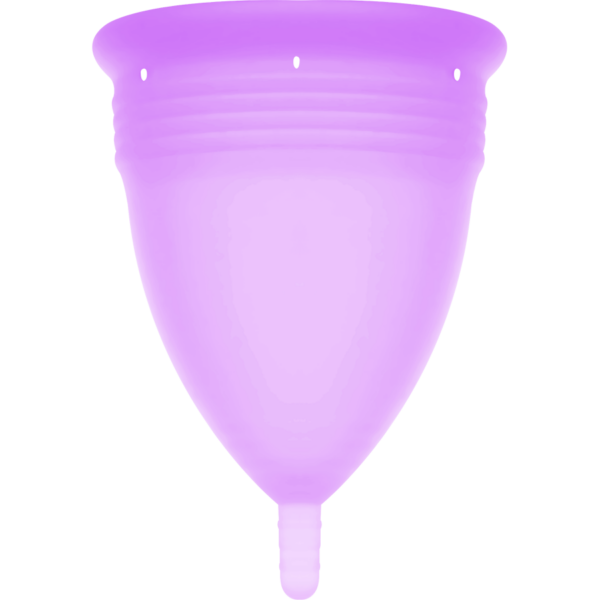 STERCUP COPA MENSTRUAL FDA SILICONE  TALLA L LILA - Imagen 3