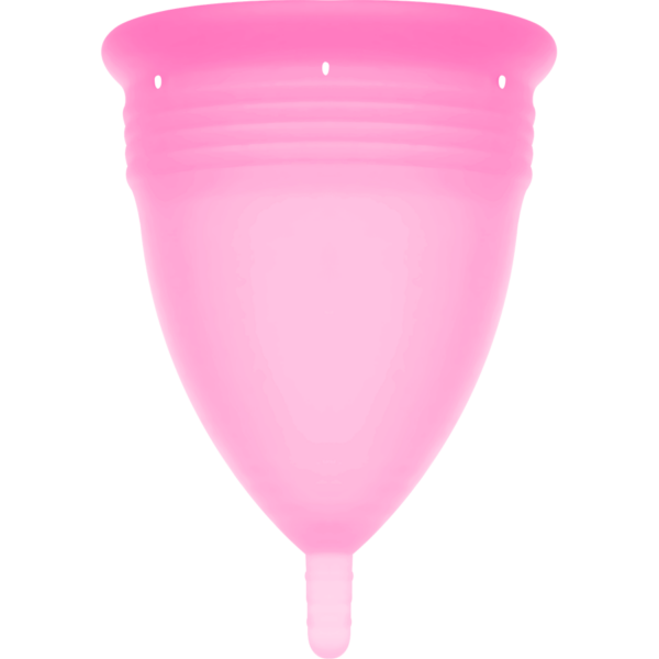 STERCUP COPA MENSTRUAL FDA SILICONE  TALLA S ROSA - Imagen 3
