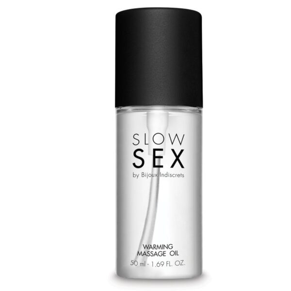 BIJOUX SLOW SEX ACEITE MASAJE EFECTO CALOR 50 ML - Imagen 2