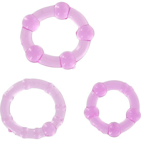 SEVENCREATIONS JUEGO TRES ANILLOS PENE LILA - Imagen 2