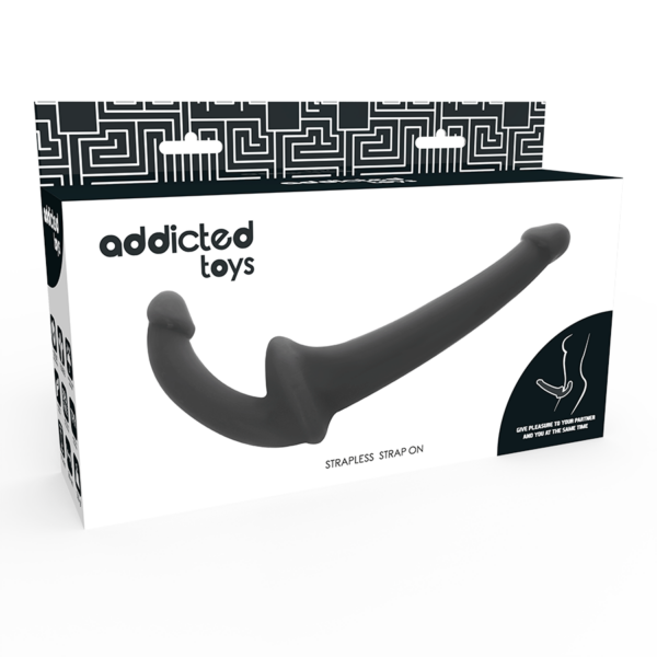 ADDICTED TOYS DILDO CON ARNÉS SIN SUJECCIÓN NEGRO - Imagen 5