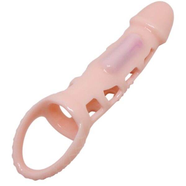 BAILE FUNDA EXTENSORA PENE CON VIBRACION Y STRAP 13.5 CM - Imagen 4