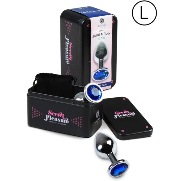 SECRETPLAY PLUG ANAL AZUL L - Imagen 2