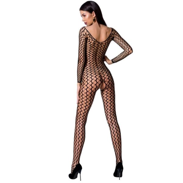 PASSION WOMAN BS068 BODYSTOCKING NEGRO TALLA UNICA - Imagen 2